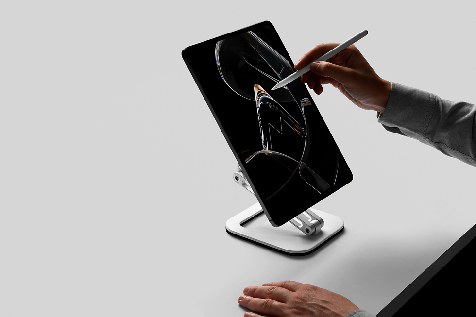 iPad com logo