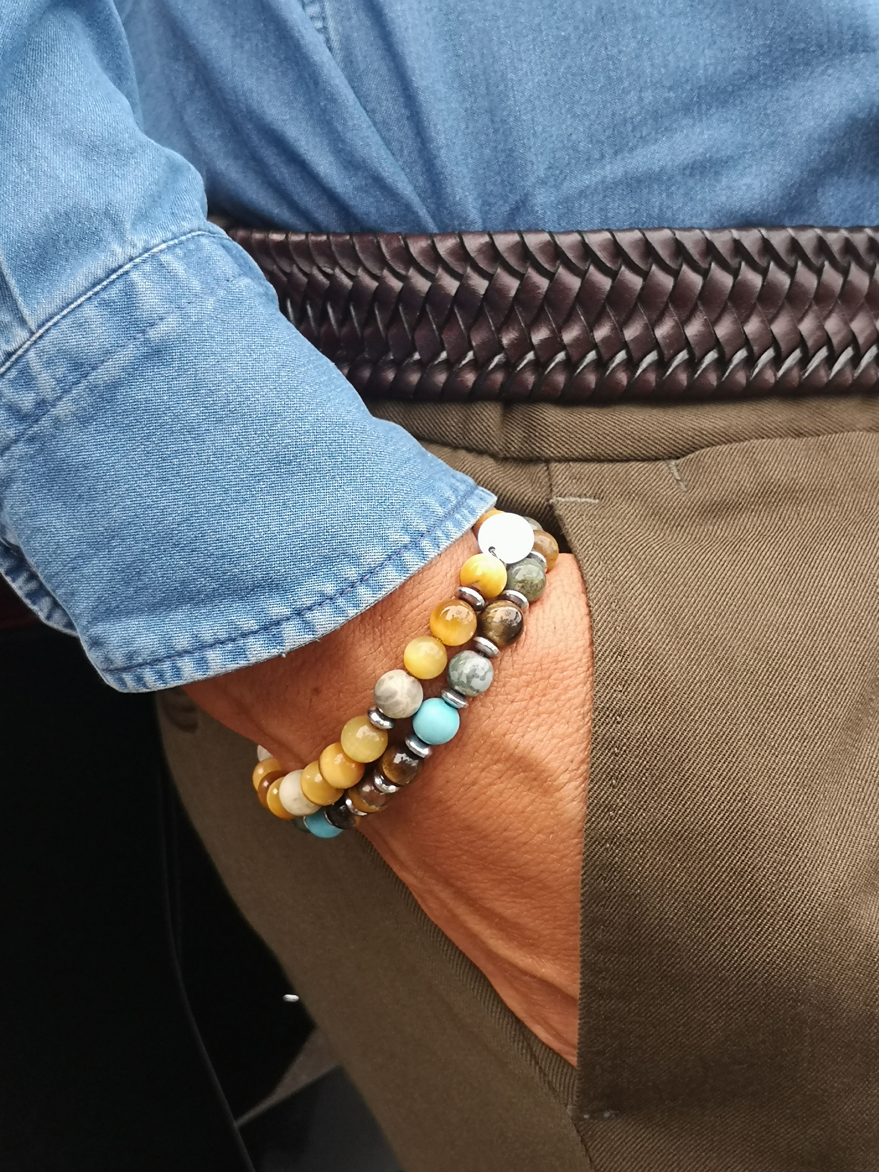 Bracciali elastici in pietre - Fatti a mano