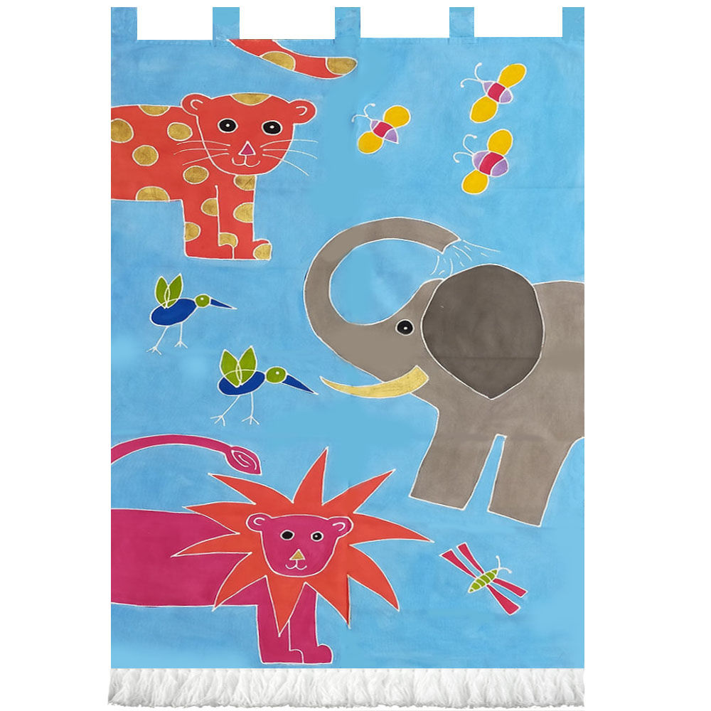 Large animal scene - Blue