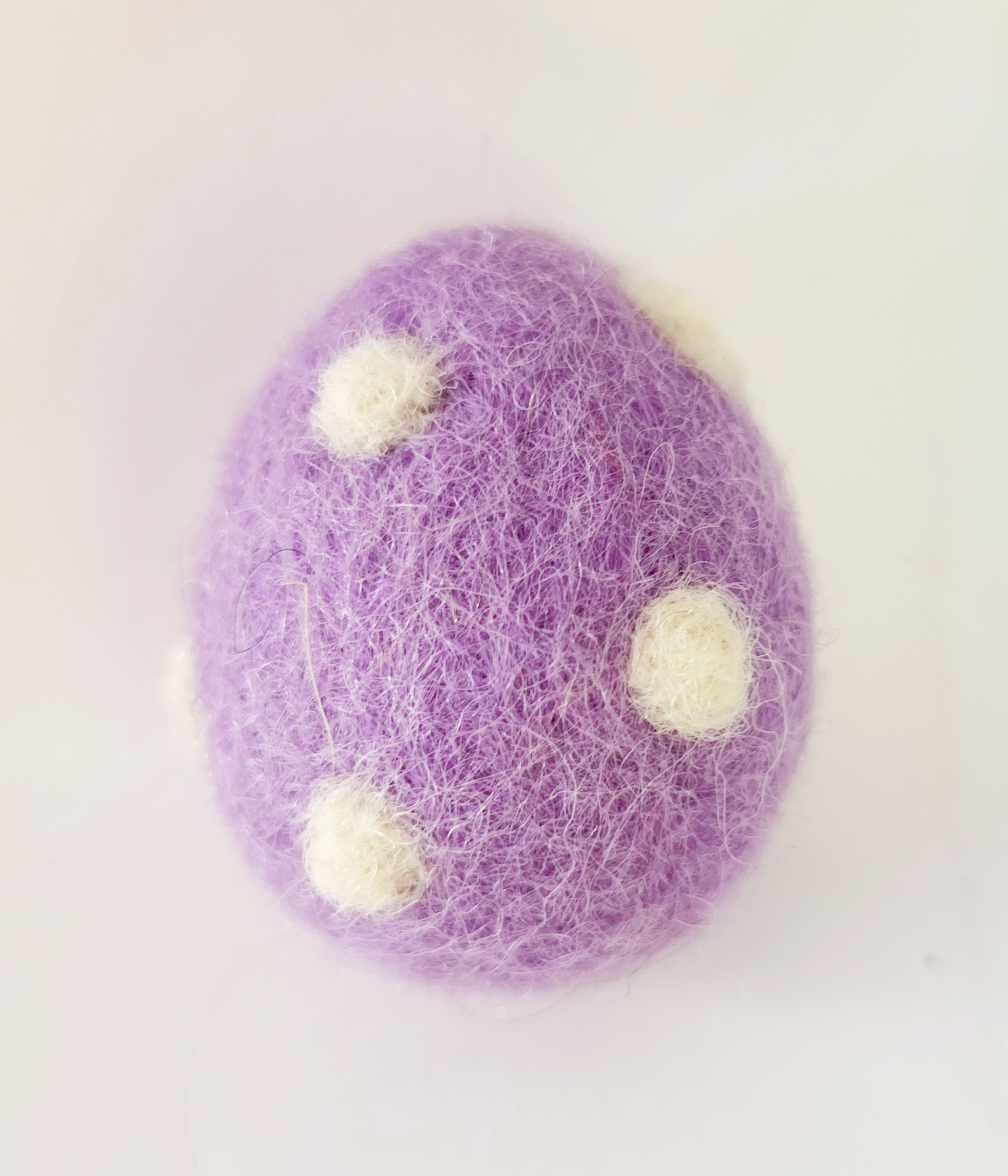 Mini felt egg - purple