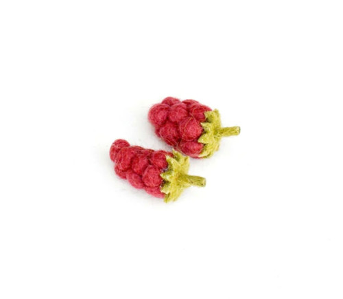 Felt raspberries - set of 2 | Fossika