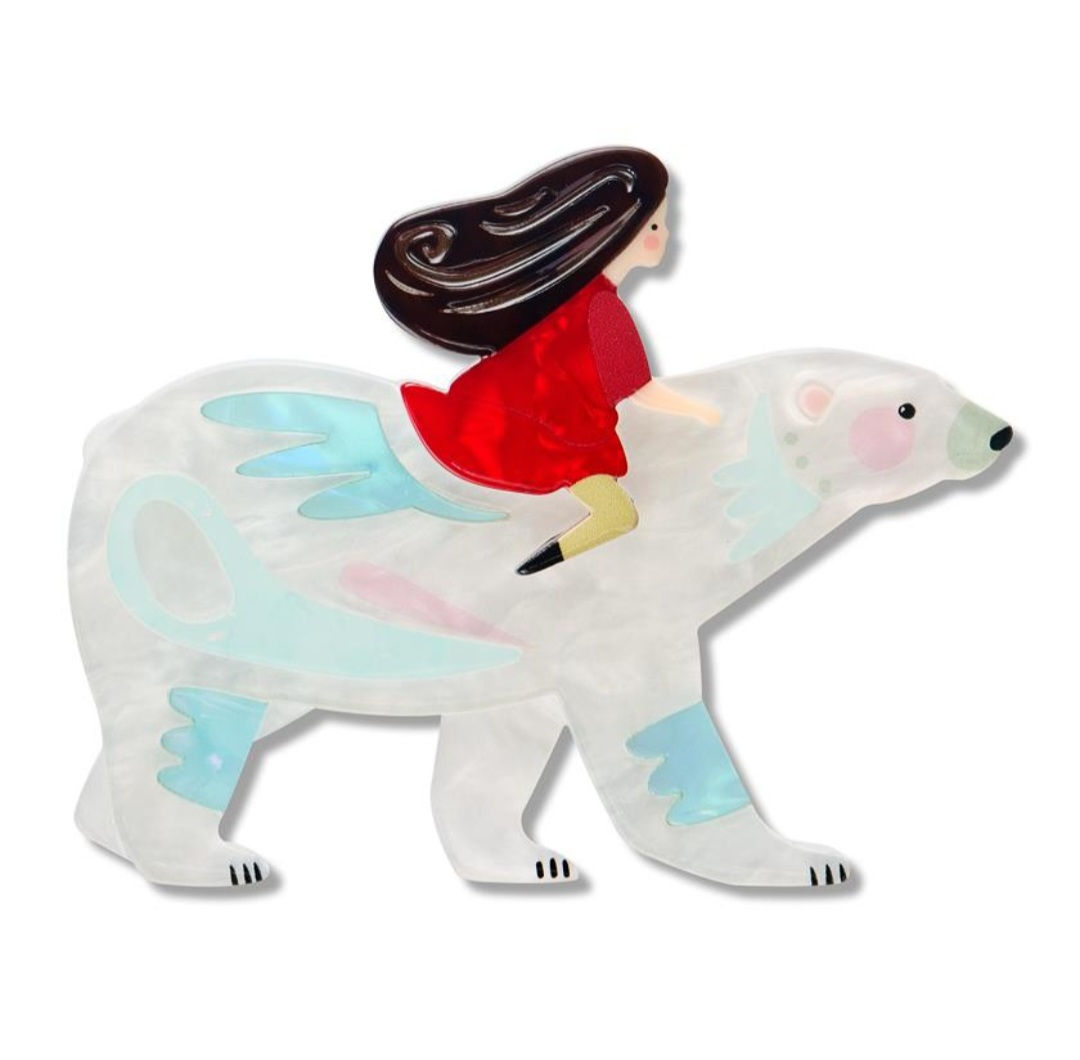 Polar Adventure brooch