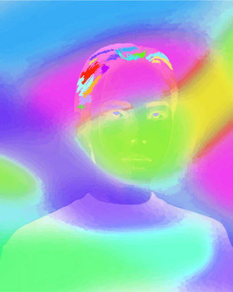 Modern vector portrait