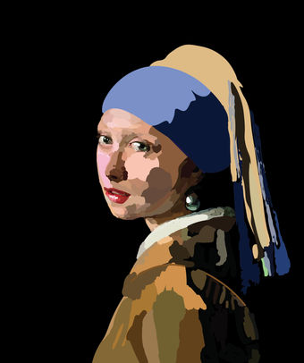 The girl with the pearl, part of my culture 