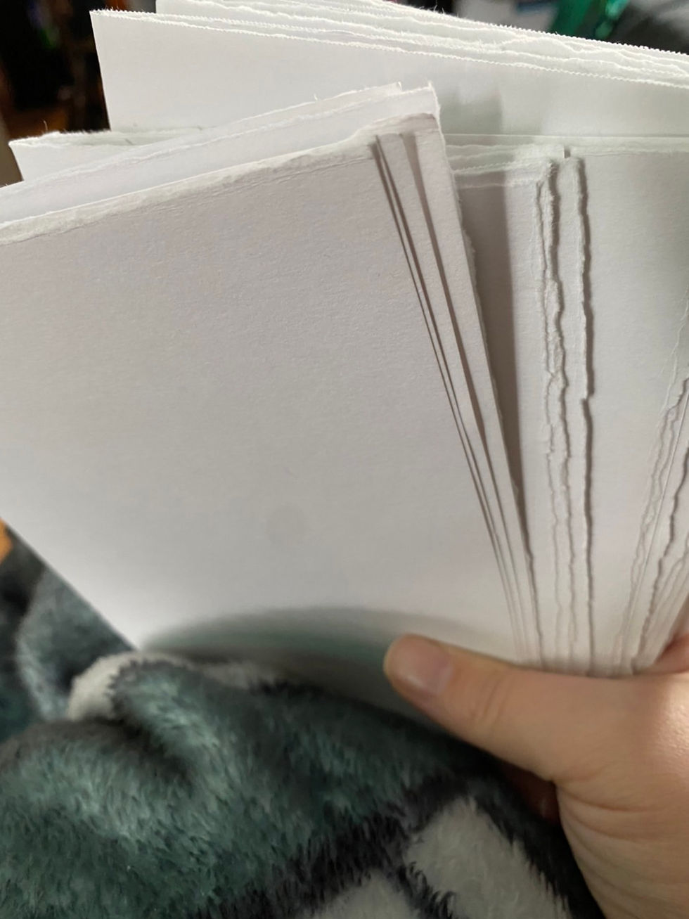 Mixed media paper, folded into signatures and ready for art!