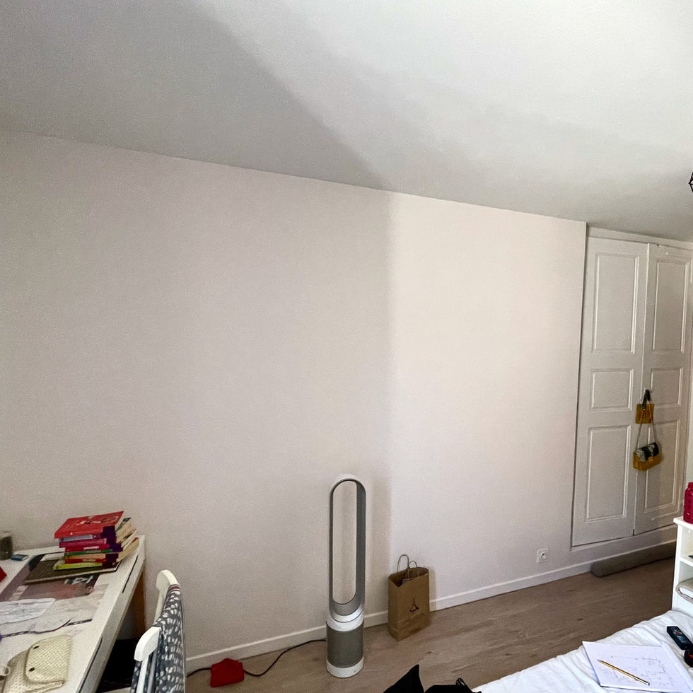 Mur nu de la chambre avant travaux