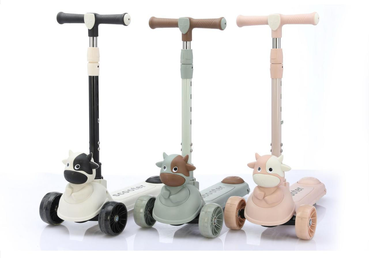 Kick Scooter (cow) First Ride