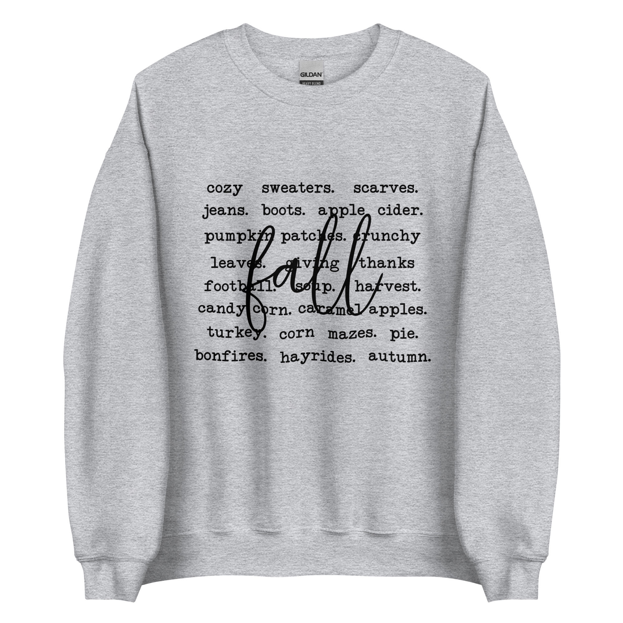 Women's Fall Graphic Sweatshirt