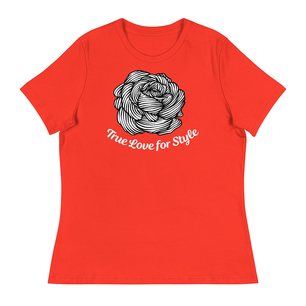 Thumbnail: Women's Relaxed Rose Graphic T-Shirt 