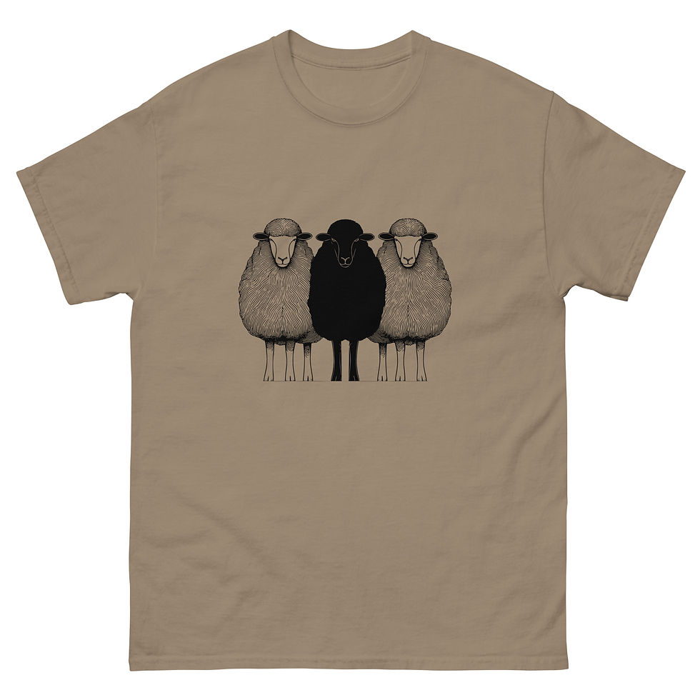 Thumbnail: Classic T-shirt with Black Sheep Graphic