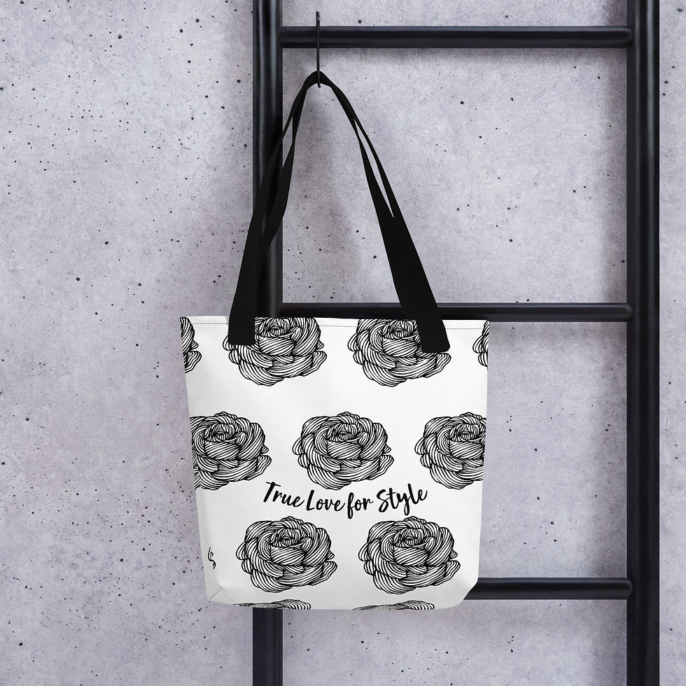 Thumbnail: True Love for Style | Rose Collection Tote Bag