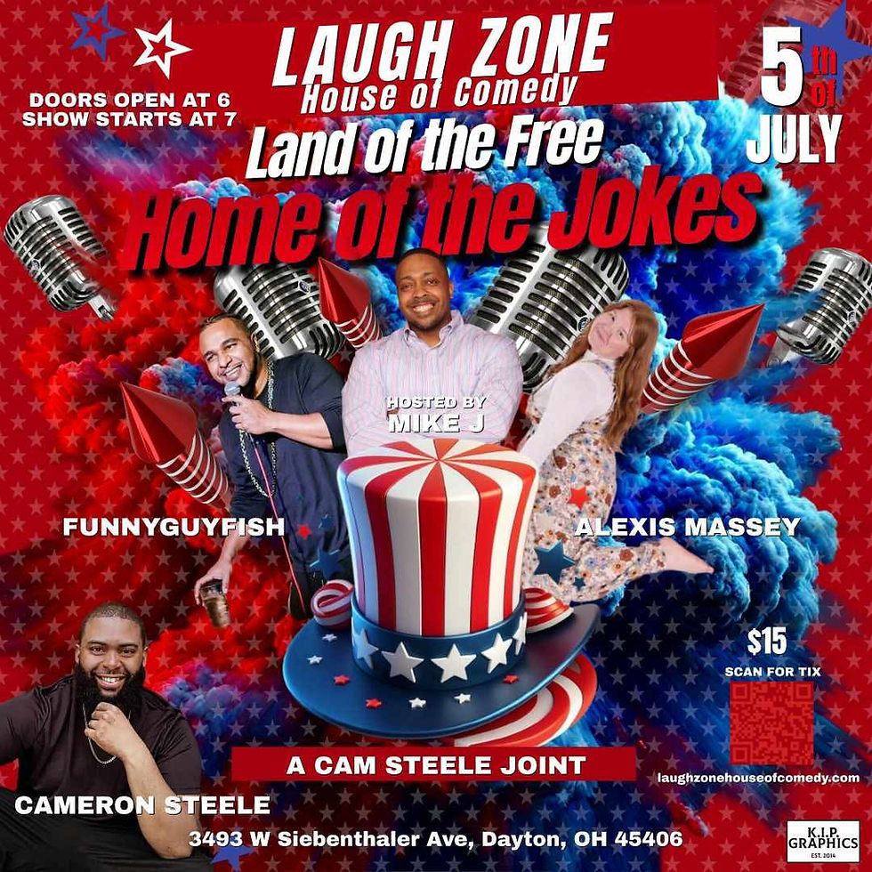 HOME OF THE JOKES COMEDY SPECIAL - CAMERON, FUNNY GUY FISH, ALEXIS MASSEY - HOSTED BY MIKE J
