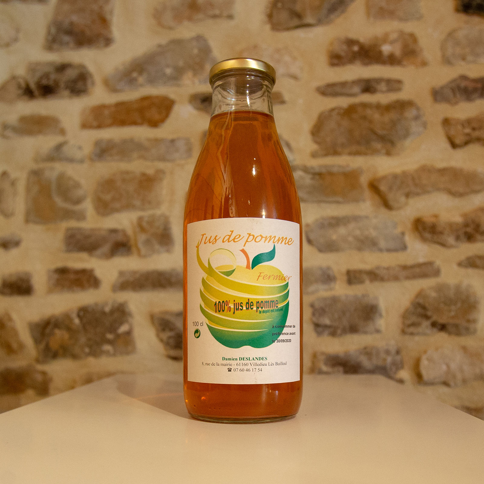 Jus de Pomme 100cl en carton de 6 bouteilles