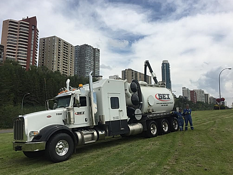 hydro vac truck