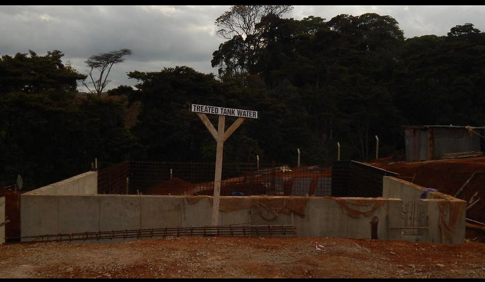 Concrete foundation for Paradise Farm Market building