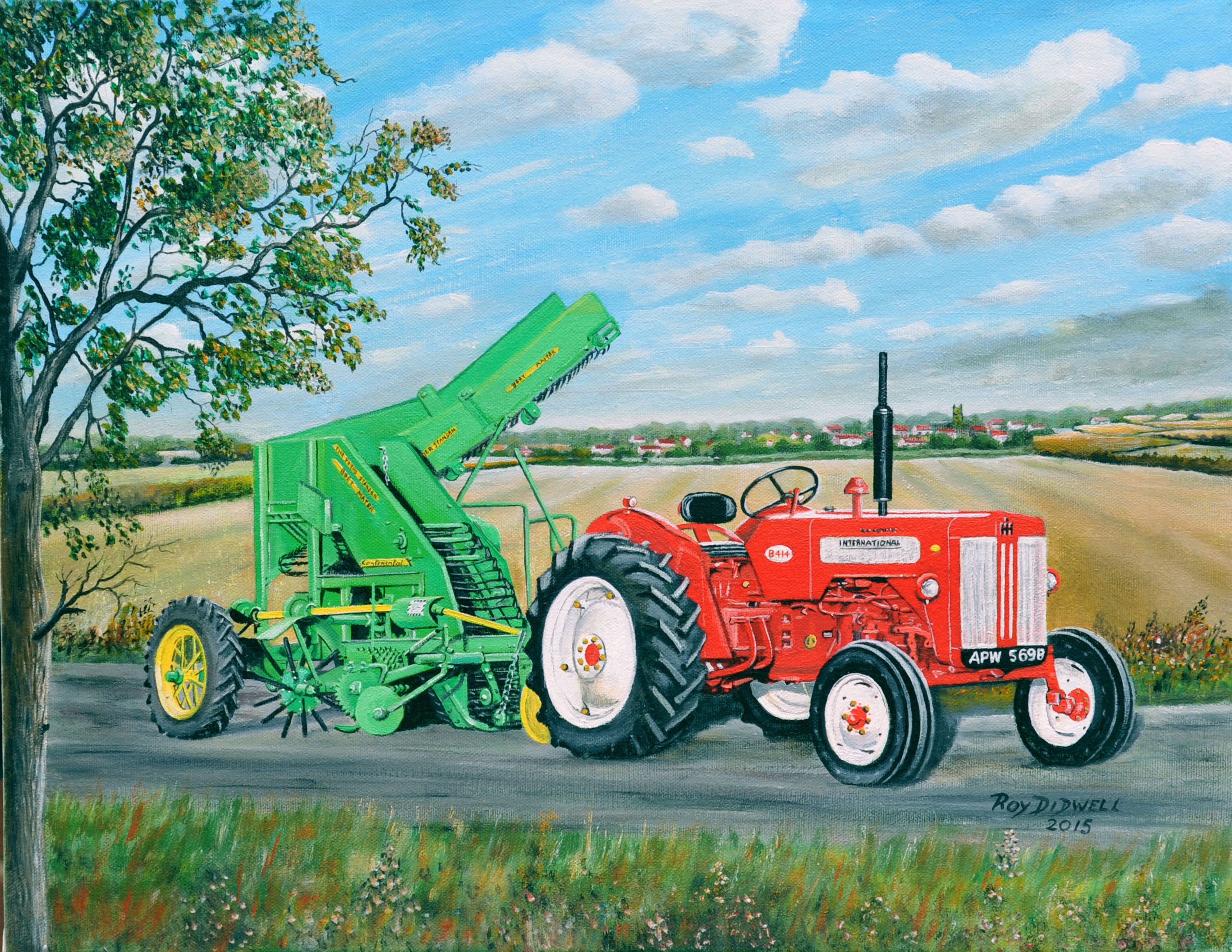 Roy Didwell Harvesting the Beet jigsaw puzzle by grovely puzzles