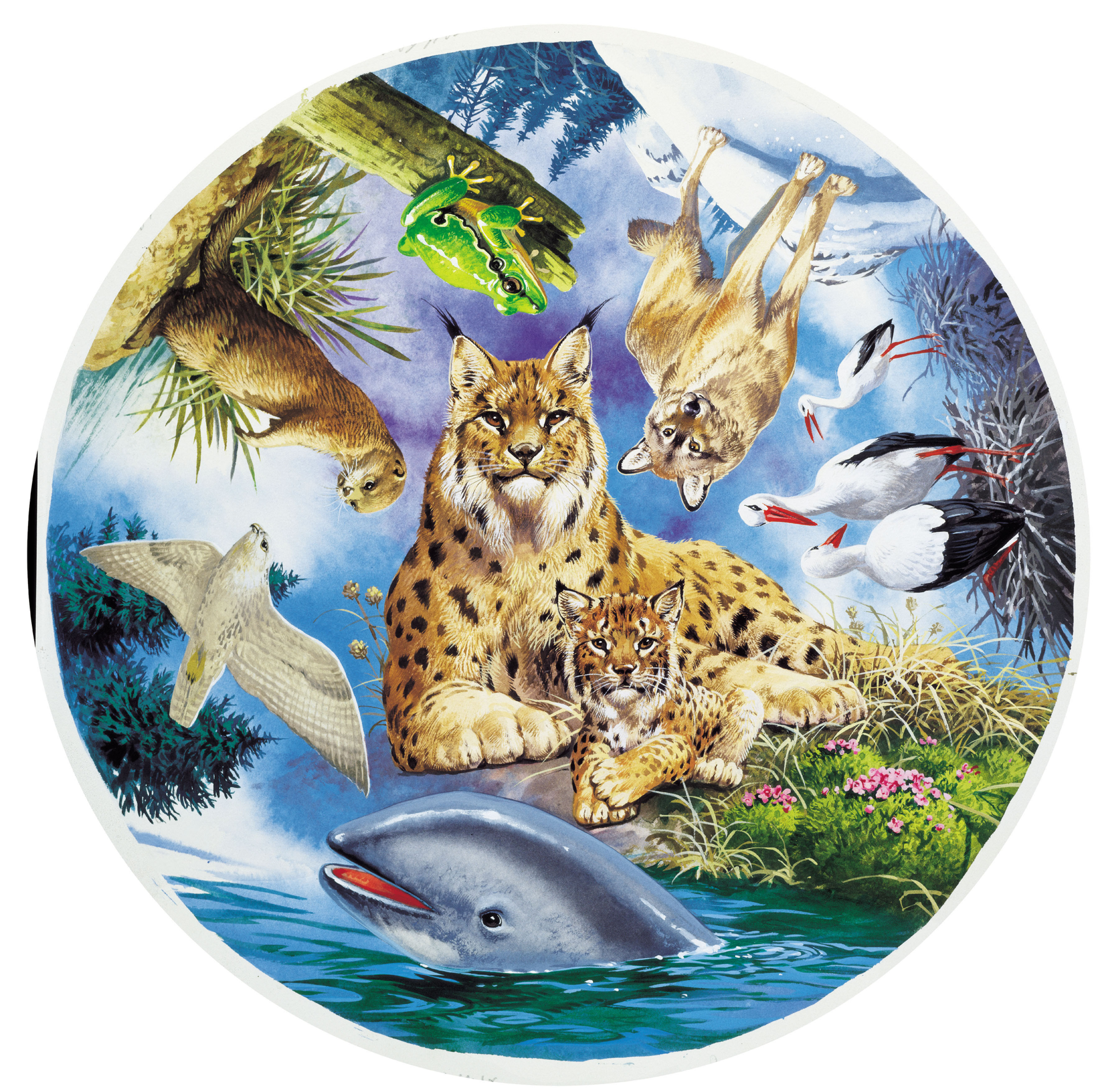 Endangered Nordic Species jigsaw puzzle by grovely puzzles