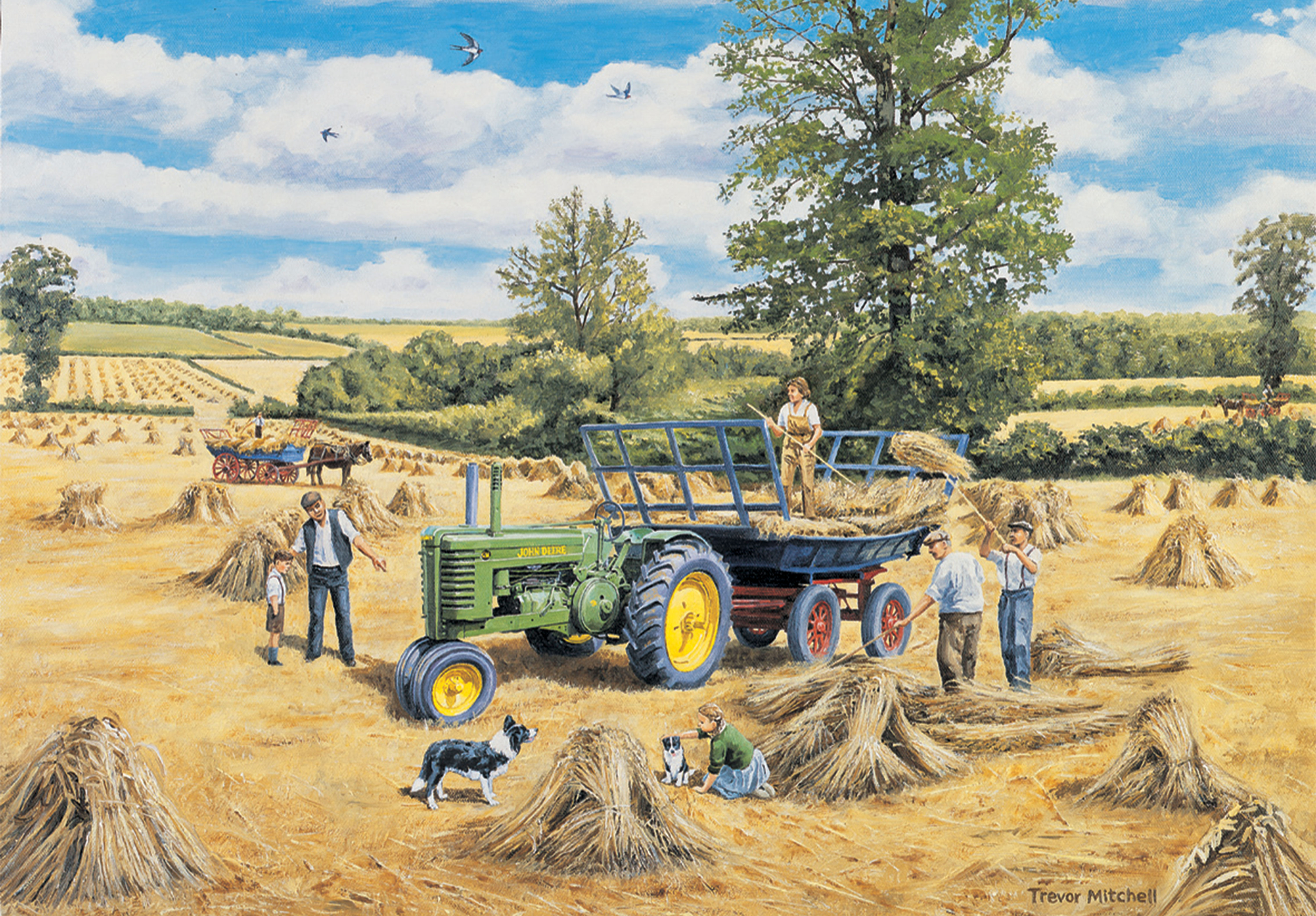 Family Harvest jigsaw puzzle by grovely puzzles