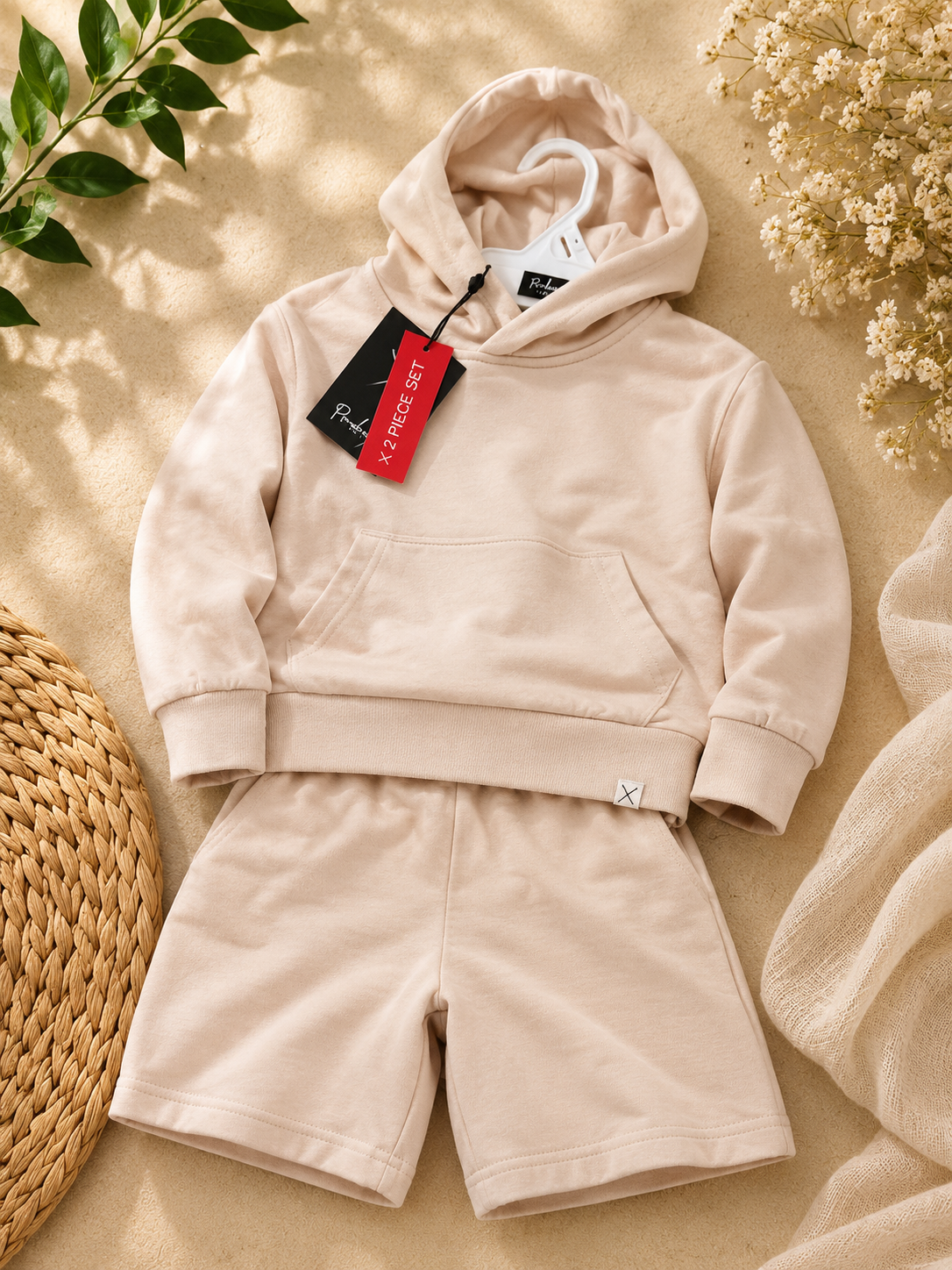 Kids' Two Piece Sweats - Shorts & Hoodie