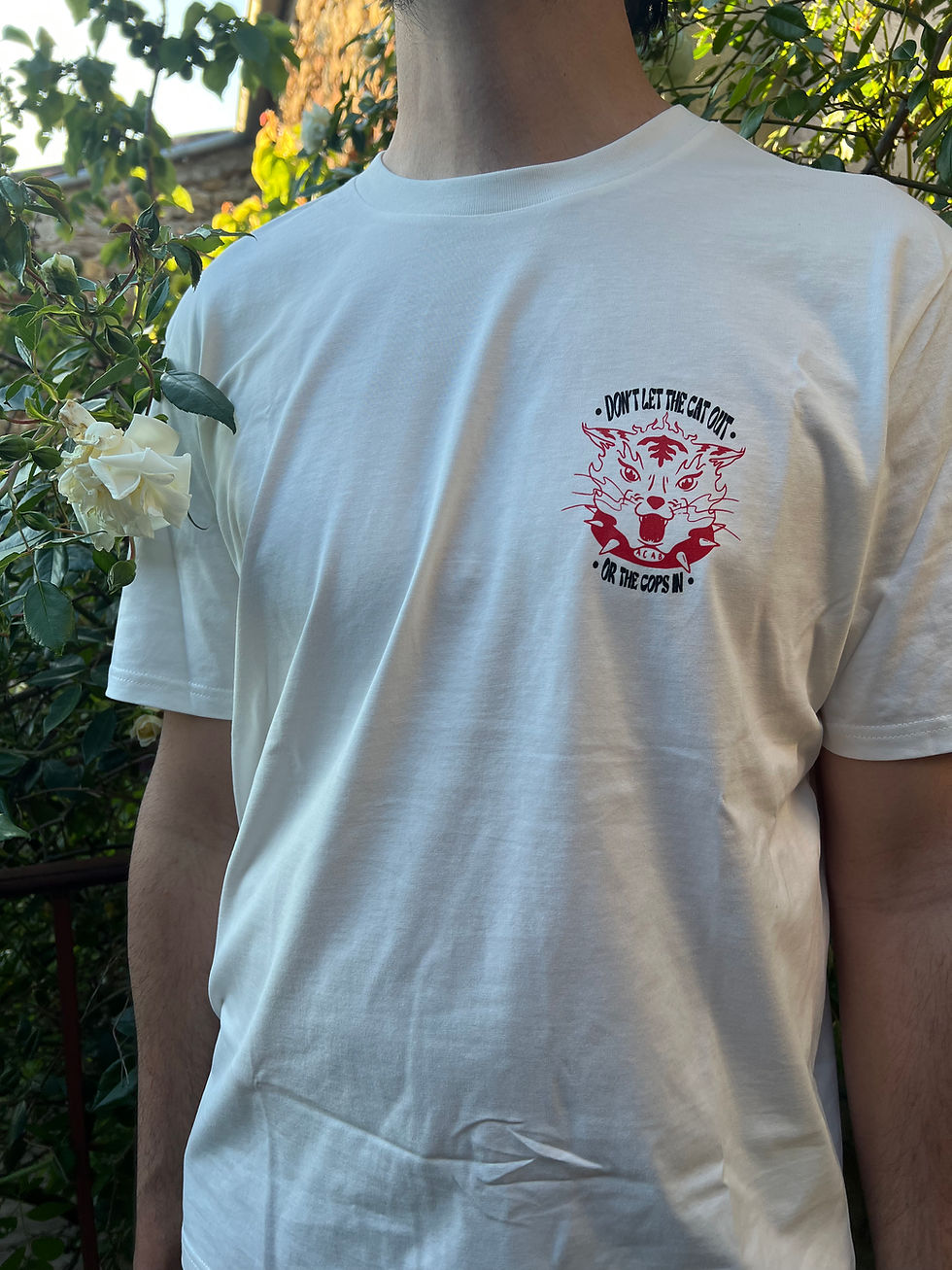Miniature : T-shirt Don’t Let the Cat out or the Cops in