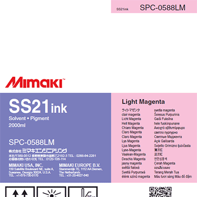 Thumbnail: Mimaki OEM SS21 2000ml Inks