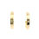 Thumbnail: 14KT YELLOW GOLD DIAMOND EARRING