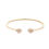 Thumbnail: 14KT YELLOW GOLD DIAMOND BANGLE BRACELET
