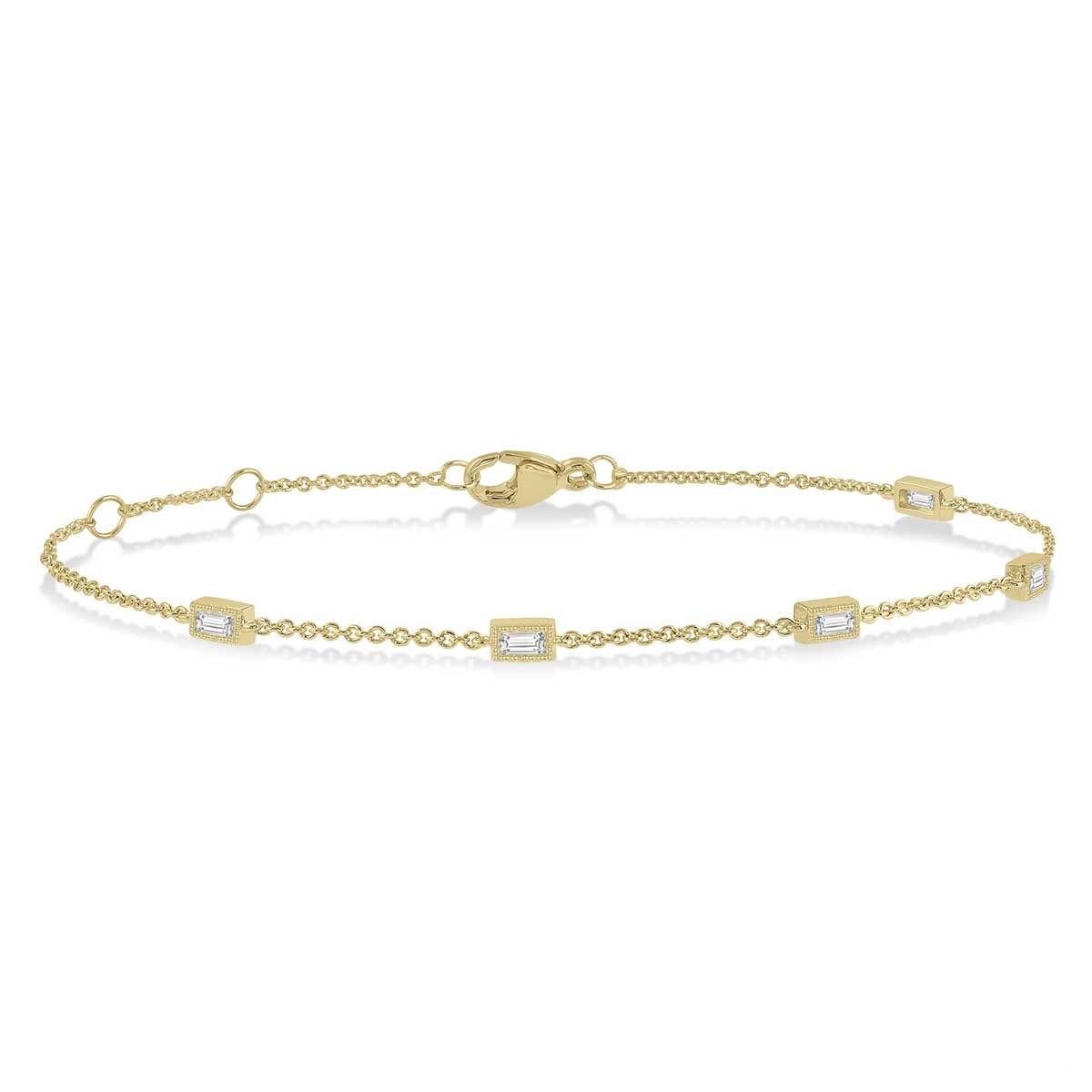 10KT TWO YELLOW GOLD BRACELET