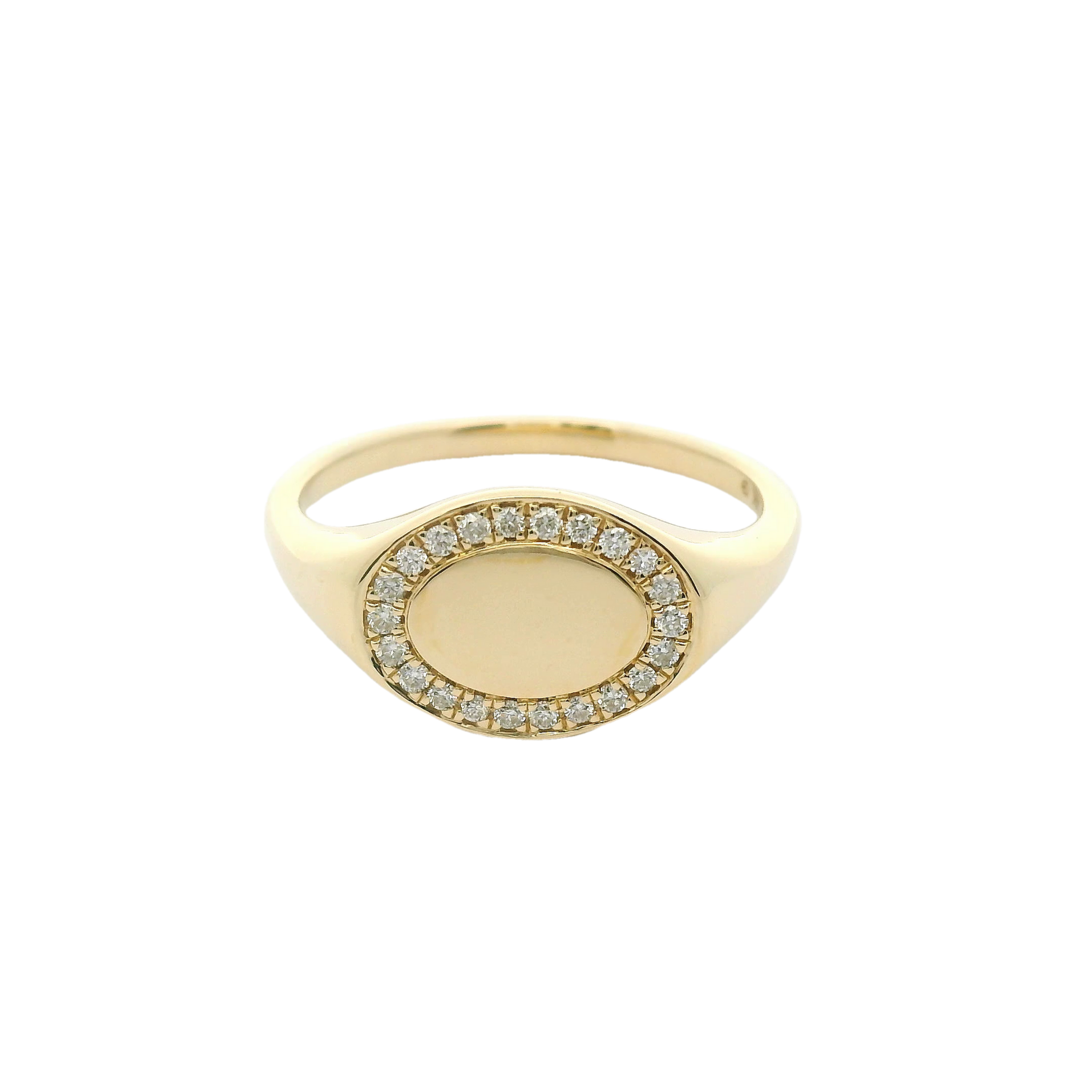 14KT YELLOW GOLD SIGNET RING