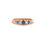 Thumbnail: 14KT ROSE GOLD YOGO SAPPHIRE AND DIAMOND RING