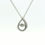 Thumbnail: STERLING SILVER DIAMOND PENDANT