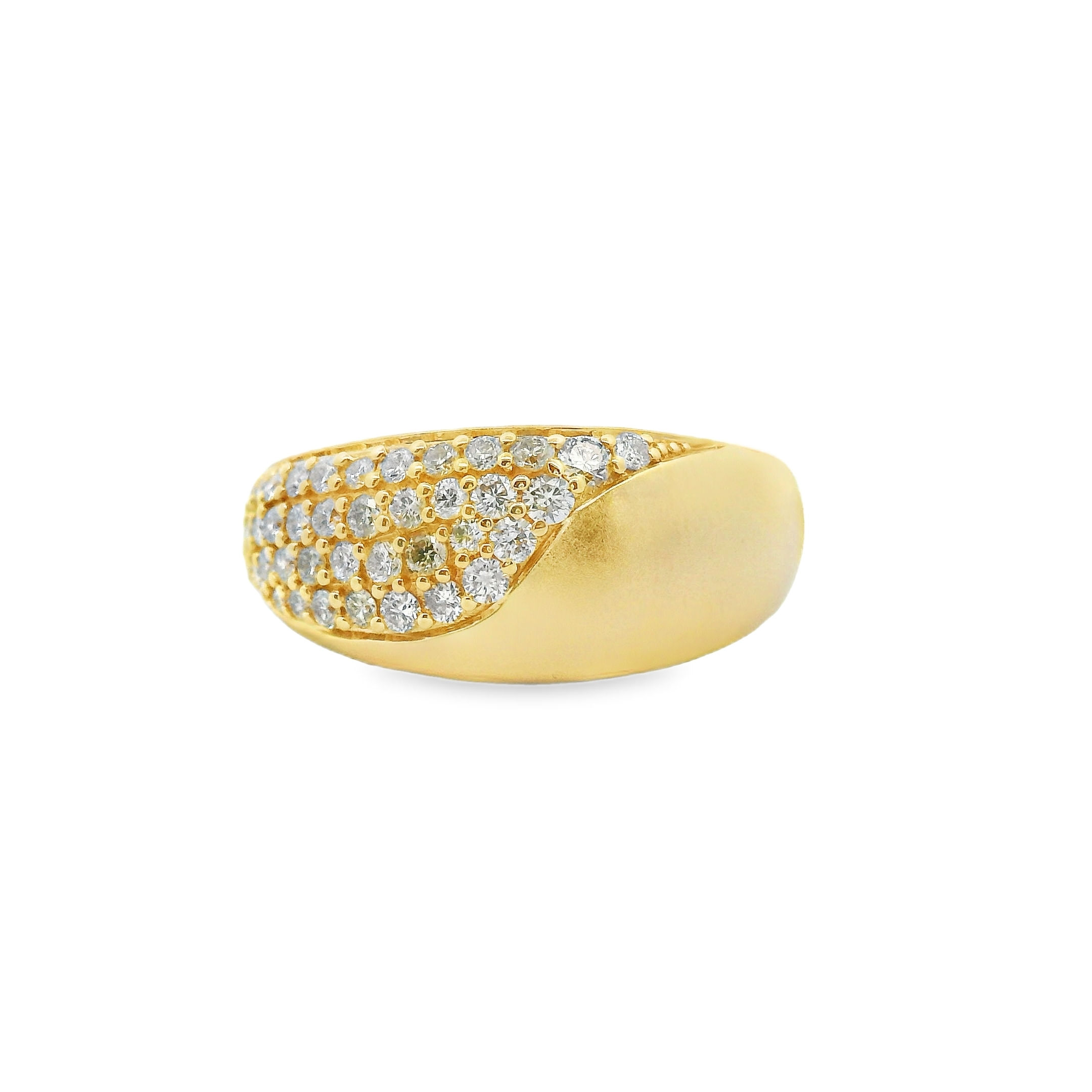 14KT YELLOW GOLD DIAMOND RING