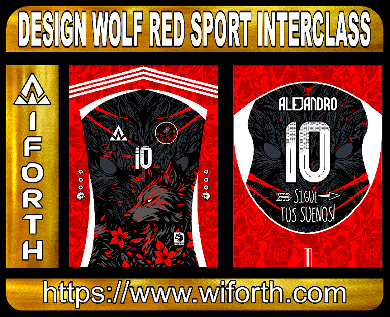 DESIGN WOLF RED SPORT INTERCLASS