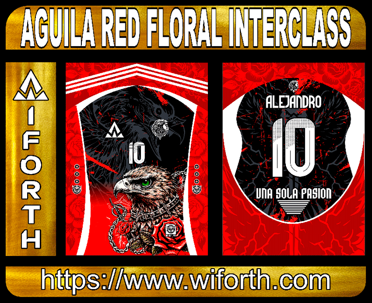 AGUILA RED FLORAL INTERCLASS