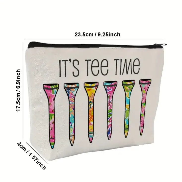 It's Tee Time Makeup / Accessory Bag size