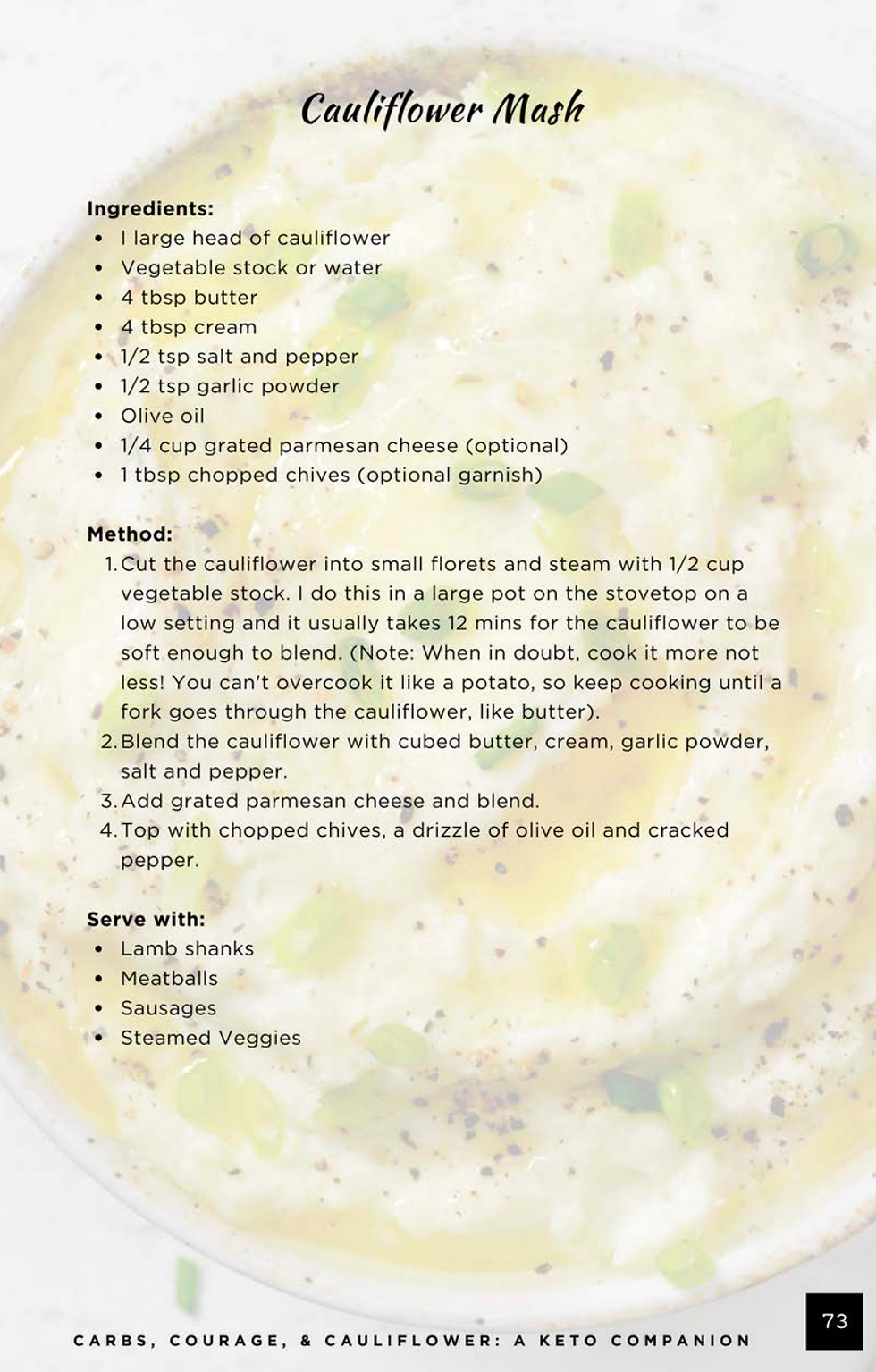 Thumbnail: Carbs, Courage & Cauliflower: A Keto Companion