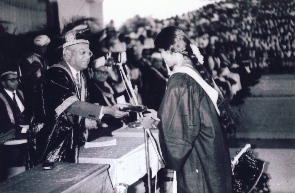 11. Photo No. 11 B.A - 2nd Rank Gold medal – Mysore University-1970.jpg