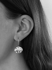 Oaselle bijoux - Collection Jardin secret - Modèle 'grande fleur miroir'