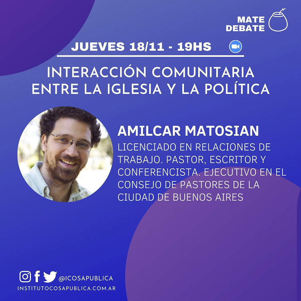 Interacción Comunitaria entre la Iglesia y la Política