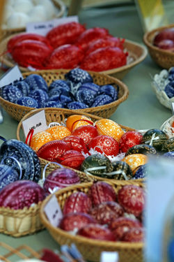 Húsvéti tojások Hollókőn