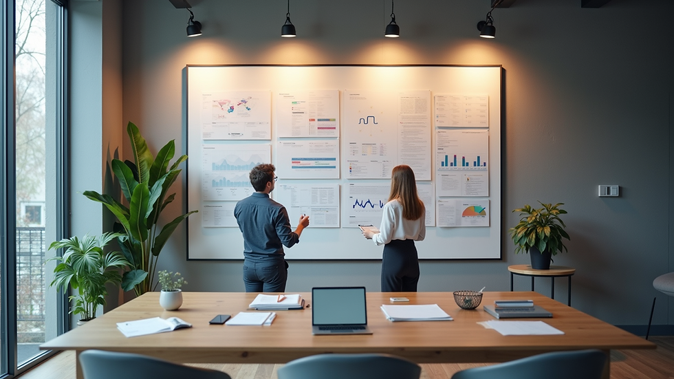 Deux professionnels échangeant autour de la stratégie et de l’organisation d’une entreprise