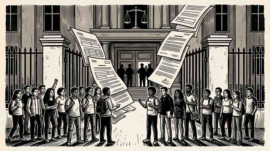 El derecho de protesta en la PUCP