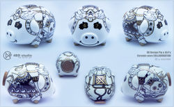 8B Design Pig & Girl's COLLABORATION