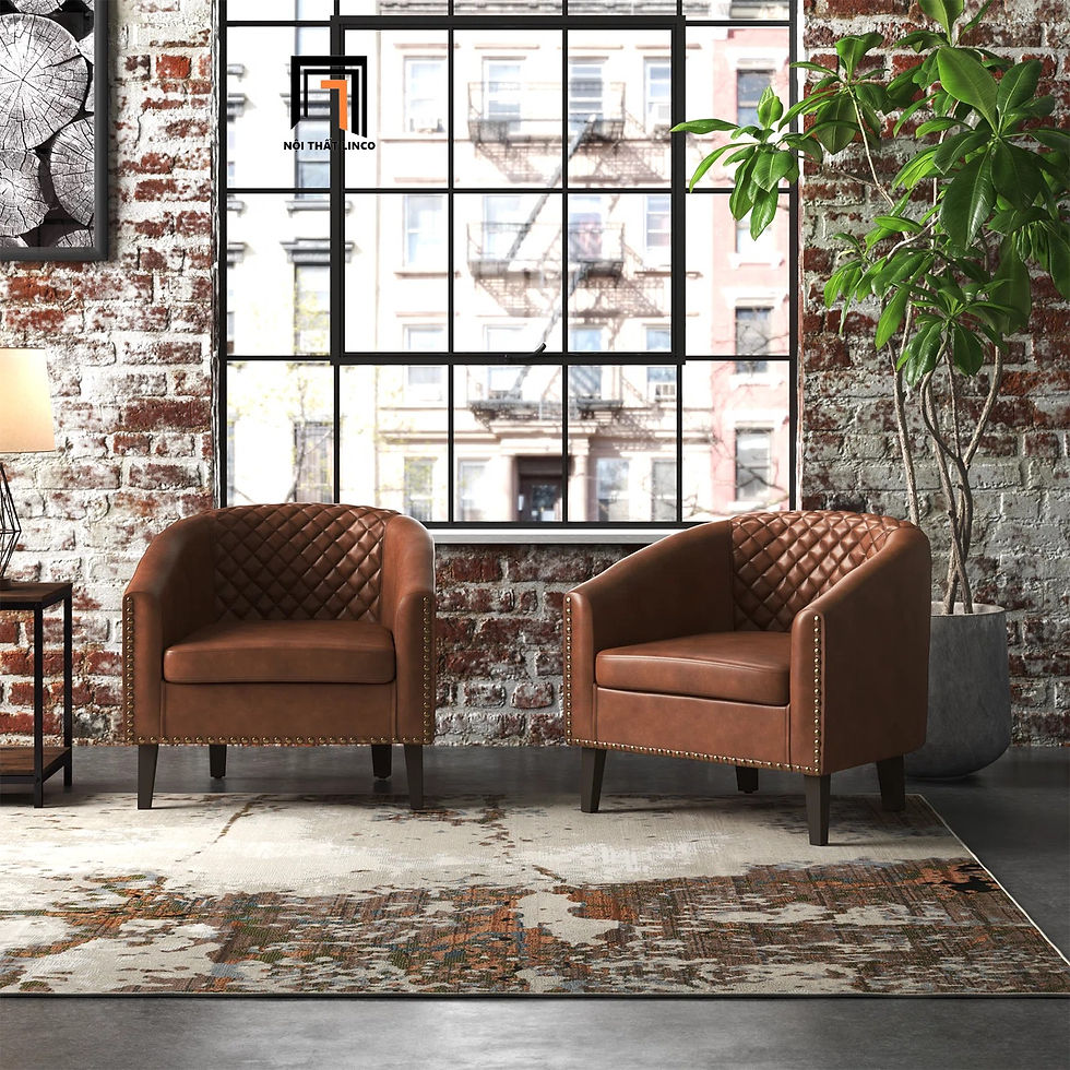 sofa da công nghiệp