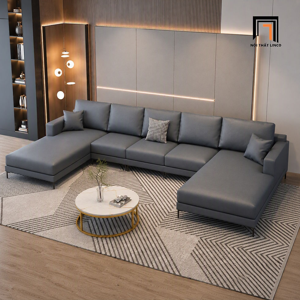 sofa chữ U hiện đại