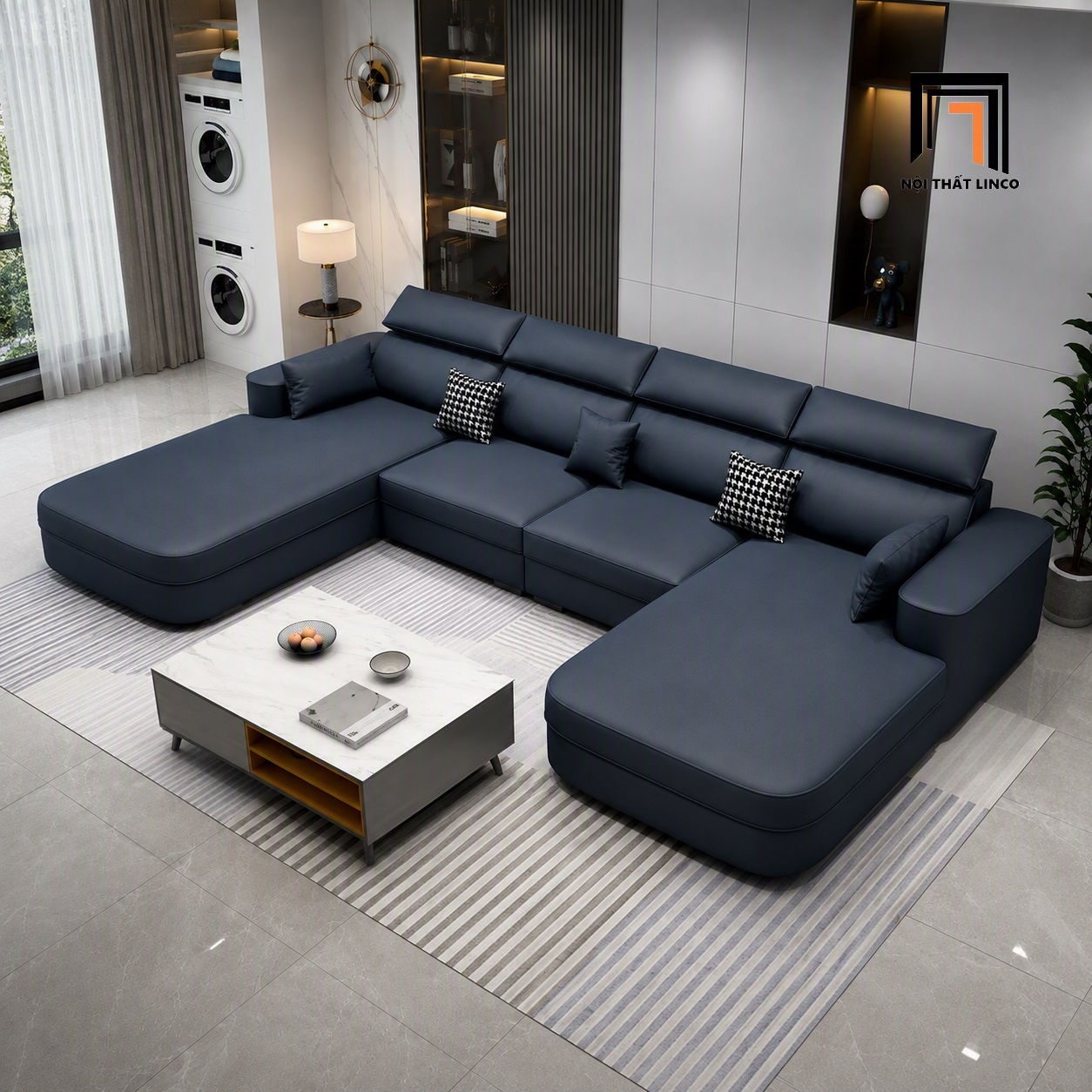 sofa chữ U dài 3m