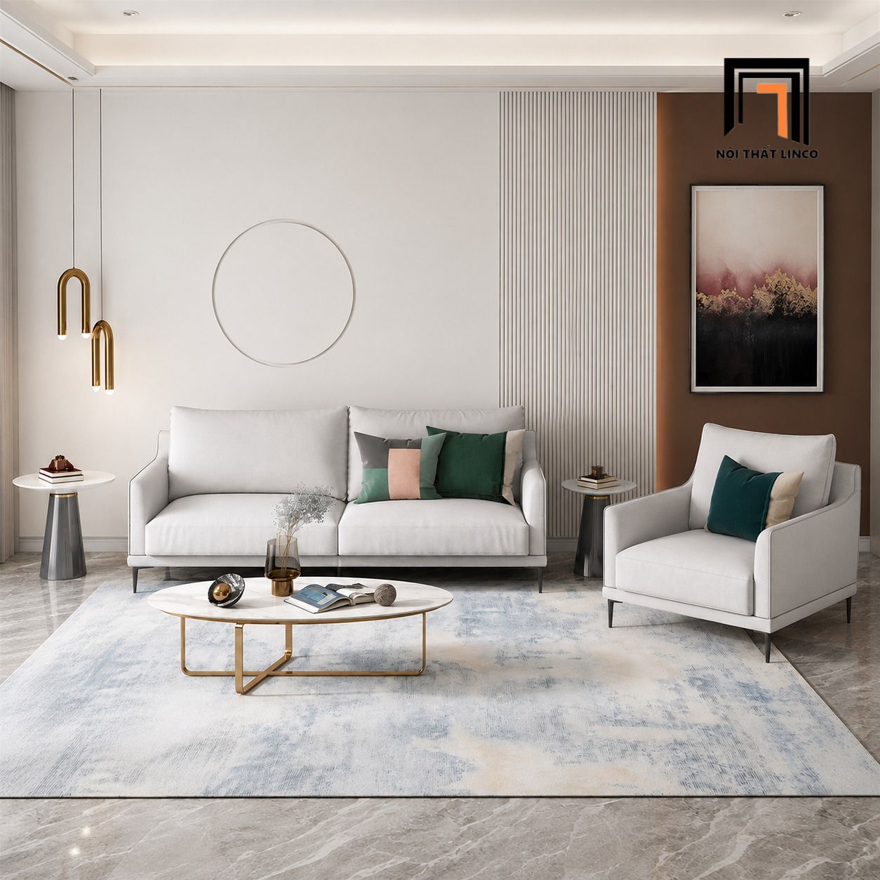 sofa phòng khách dài 1m9