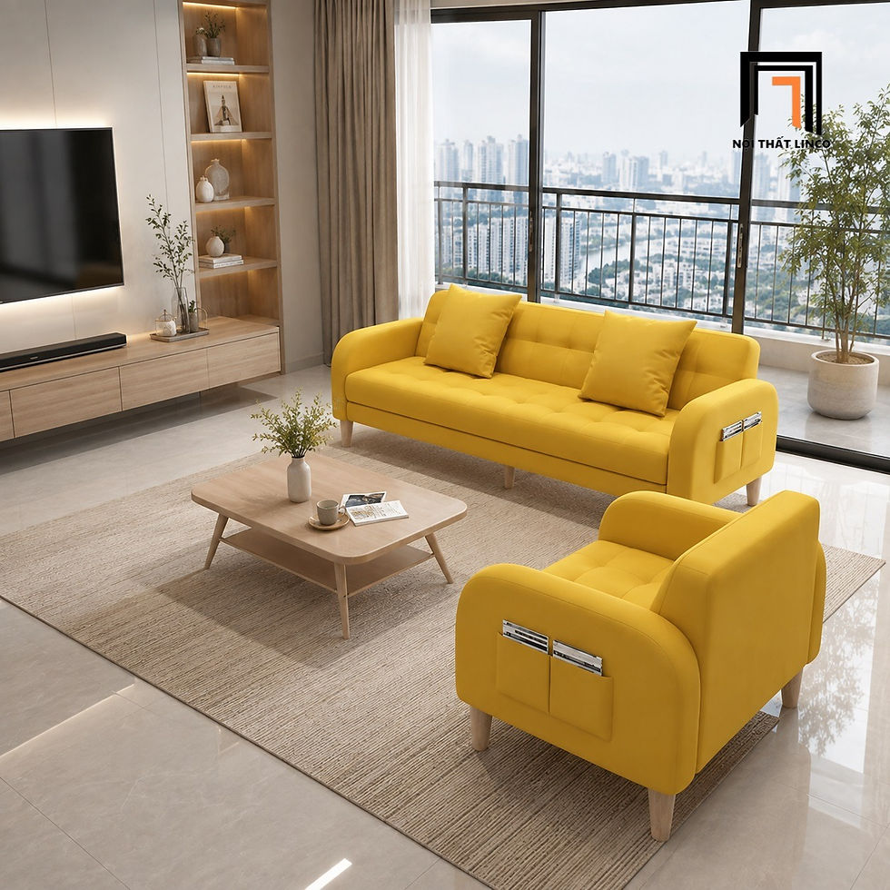 sofa phòng khách dài 2m1