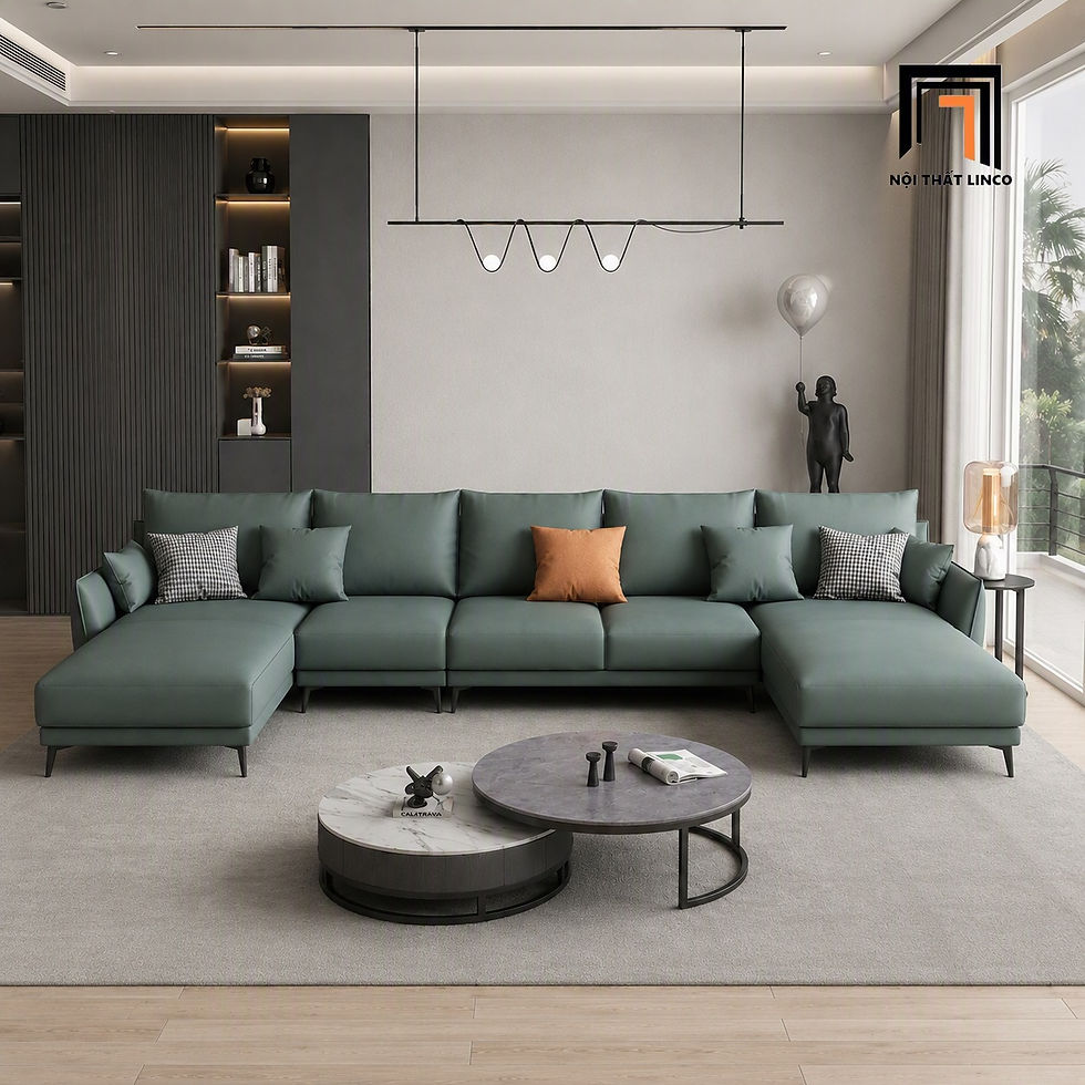 sofa diện tích lớn cho phòng khách