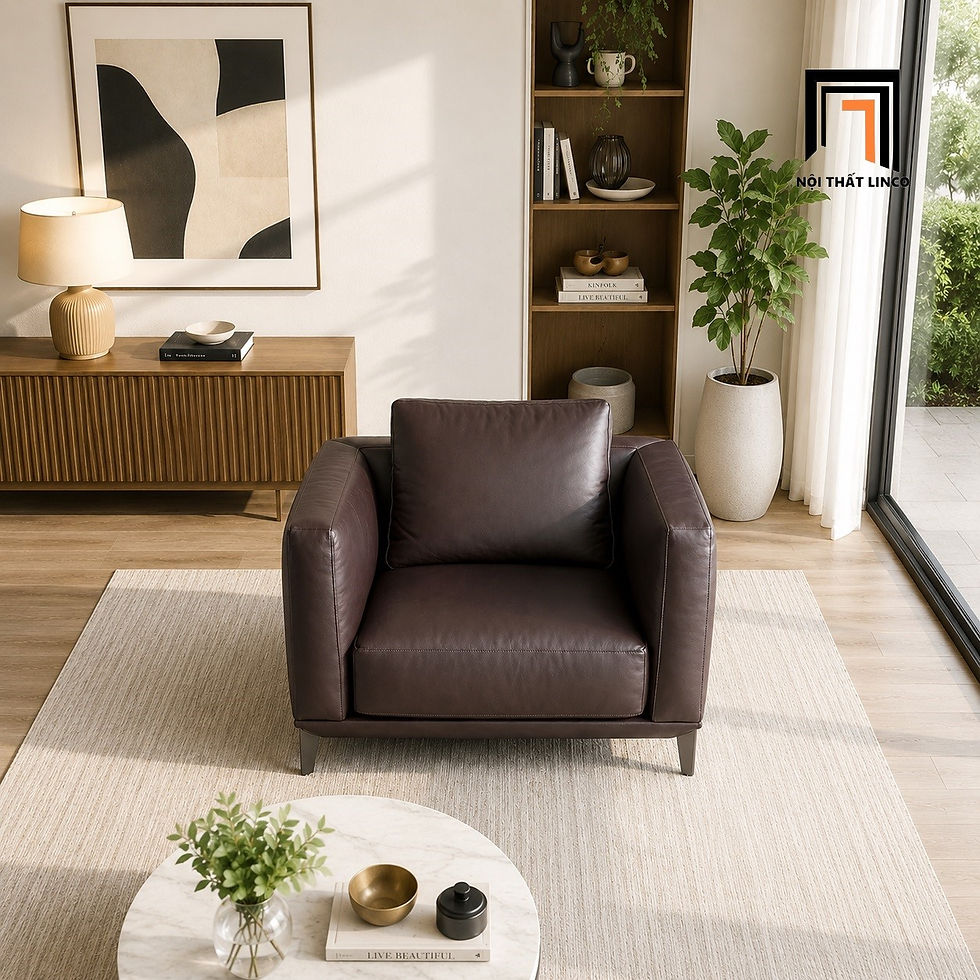 sofa da giả văn phòng